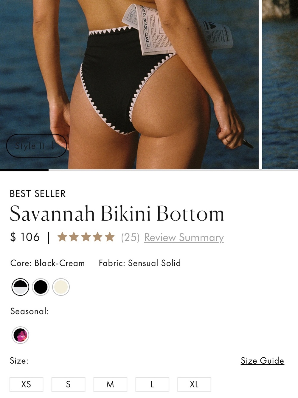 L*SPACE Savannah Bikini Bottom NWT - Picture 3 of 6